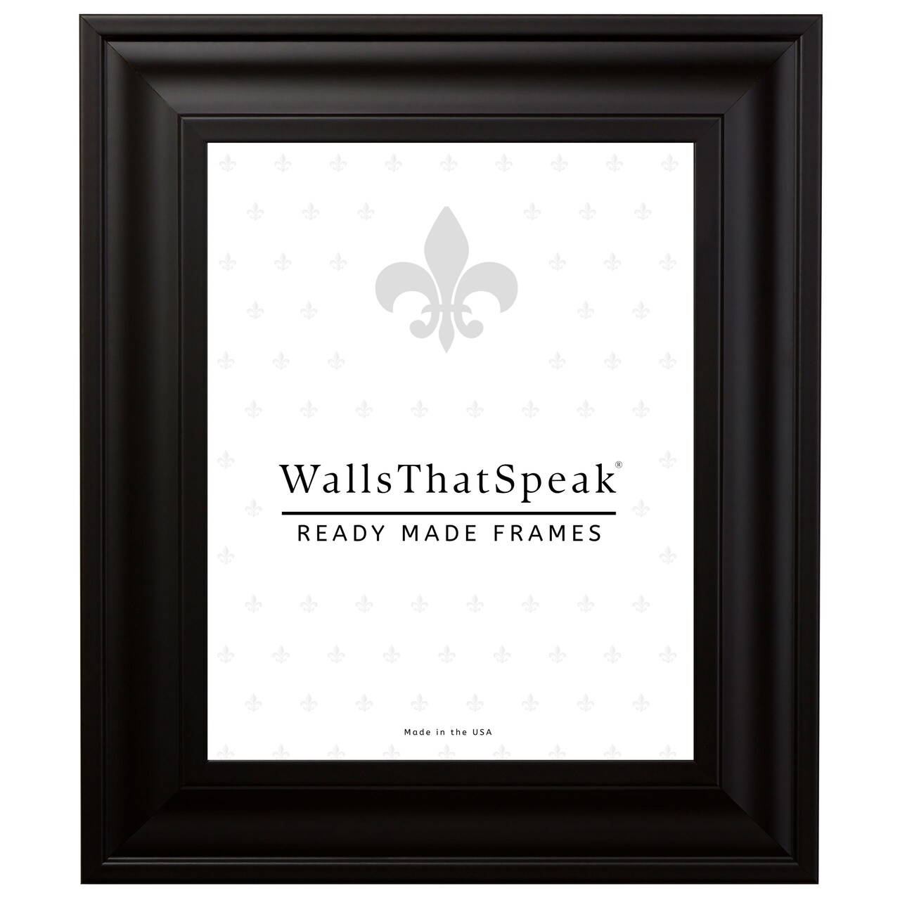 11x15 Picture Frame, Upscale 2 Inch MDF Moulding, Wall Display Frame for Art, Posters, or Photos by wallsthatspeak